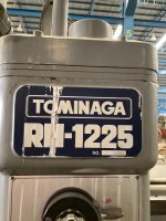 ขายเครื่องเจาะเรเดียล สภาพ 90%(ยี่ห้อ Tominaga )/(รุ่น RH-1225)/(แขนยาว 1225 มม.)