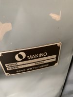 ขายเครื่องมิลลิ่ง สภาพ 90%(ยี่ห้อ Makino)/(โต๊ะงาน 1100x250 มม.)