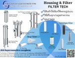 #Housing & #Filter สำหรับใช้กรองสิ่งสกปรกในน้ำ 